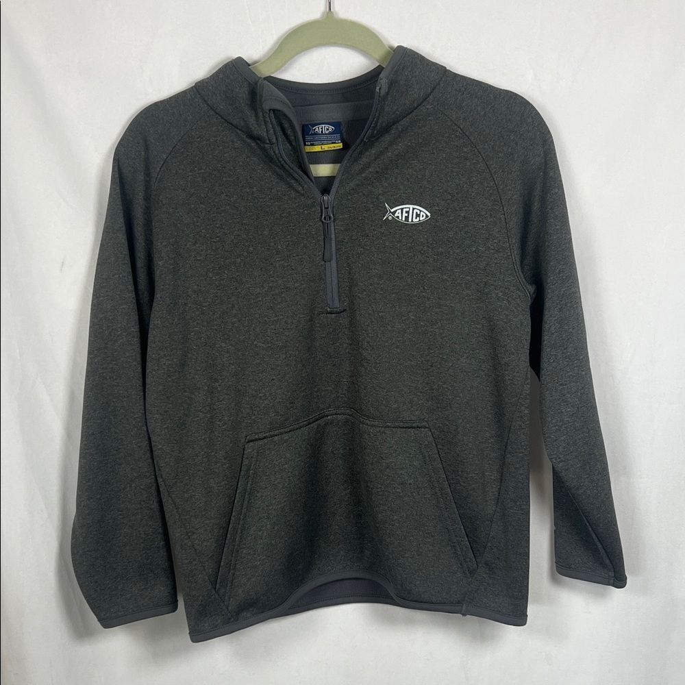 AFTCO aftech quarter zip sweatshirt kids size Large (14-16)